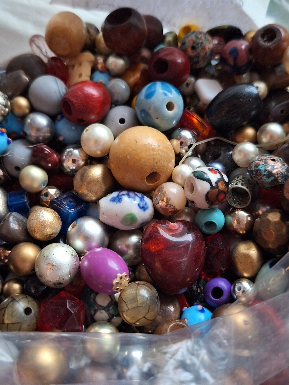 BEAD Lovers Wanted! 4+ lbs of Vintage to Now MOSTLY BEADS - Make Jewelry!
